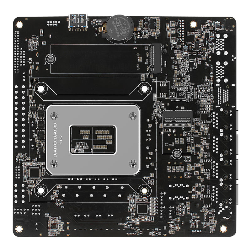 New Q670 4x Intel 2.5G Ethernet Ports 8-Bay NAS Motherboard for Intel 12/13/14 Gen CPU | 3x M.2 NVMe | 8x SATA3.0 | HDMI+DP 4K@60Hz vPro Enterprise-Class Commercial NAS