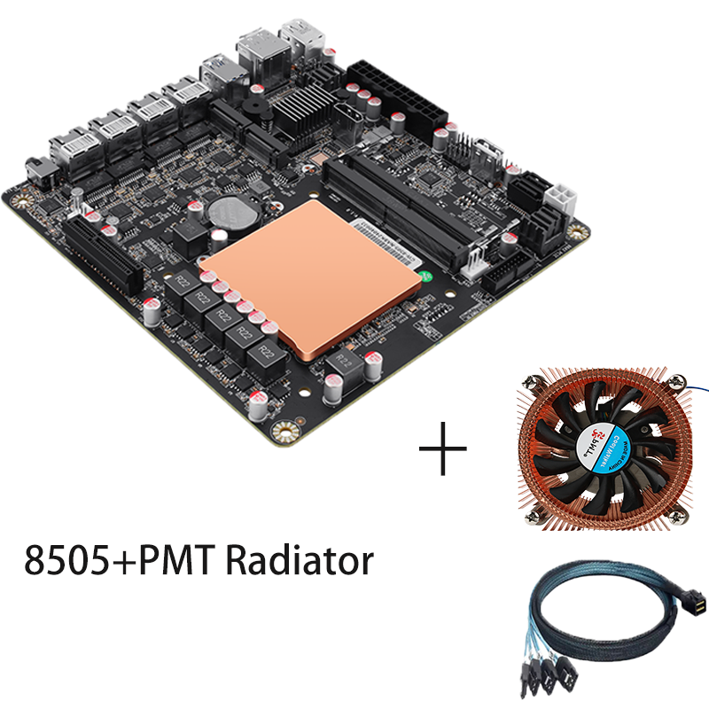 12th/13th generation Core 8505 NAS motherboard/4X2.5G/6 SATA3.0/6X M.2 NVME/dual SFF-8643